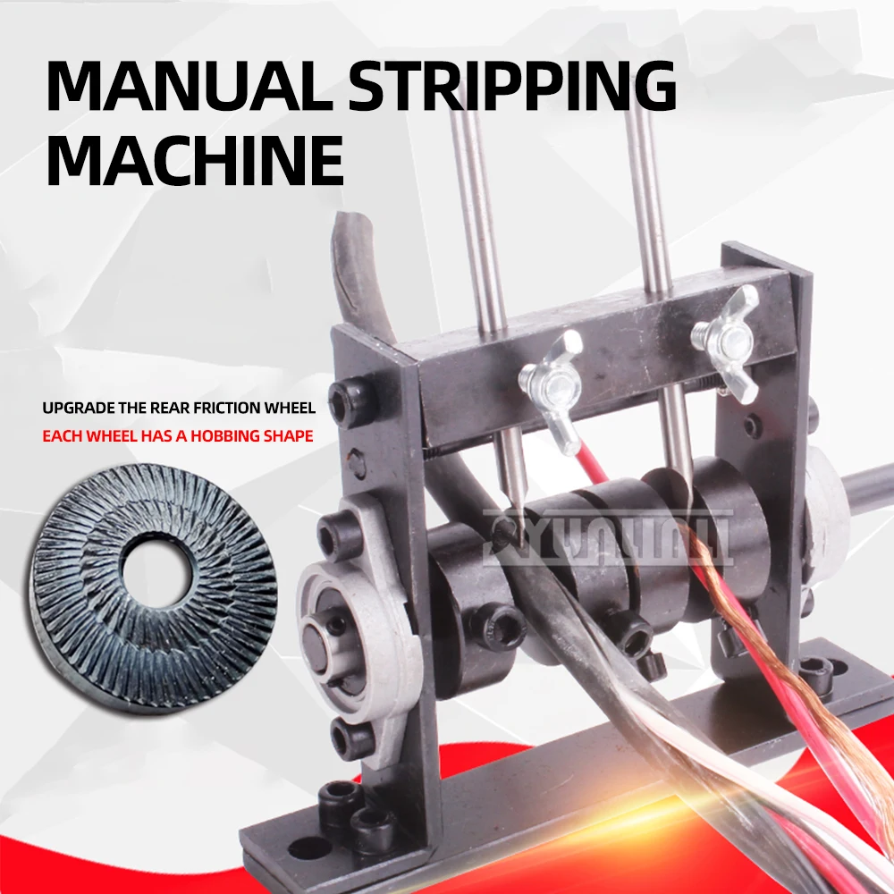 50-100KG/h Manual Wire Stripping Machine 1-30mm Wire Cable Stripper Household Copper Pliers and Wire Stripper B-801A