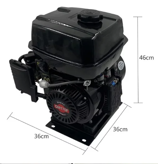 

Battery Rechargeable DC Generator 48V 60V 72v Electric Car Tricycle Range Extender For Car