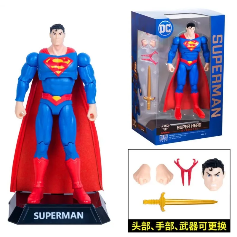 New DC Wonder Woman Superman Batman Cool Creative Anime Figures Fashionable Personalized Jointed Movable Action Figure Toys