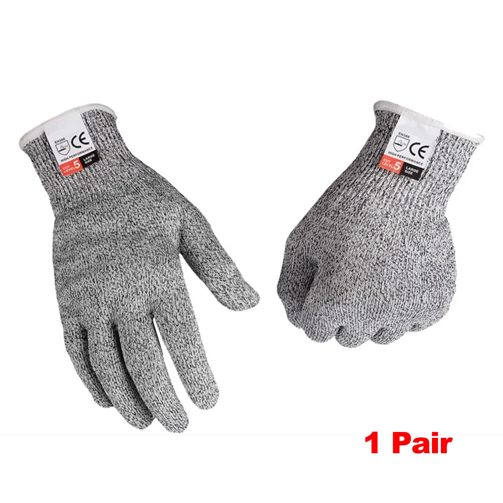HPPE Niveau 5-veiligheid Anti-snijhandschoenen Zeer sterke industrie Keuken Tuinieren Anti-kras Anti-gesneden glassnijden Multifunctioneel
