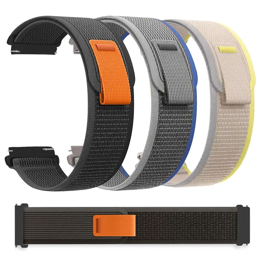 

Нейлоновый ремешок с петлей 20 мм 22 мм для Garmin Vivoactive 5 6 Forerunner 265 570, сменный ремешок для умных часов Garmin Venu 3 2 Correa