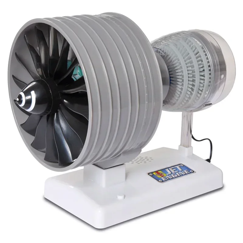 Simulation Turbofan Engine Model Aviation Jet Engine Model Movable DIY Puzzle Assembly Toy