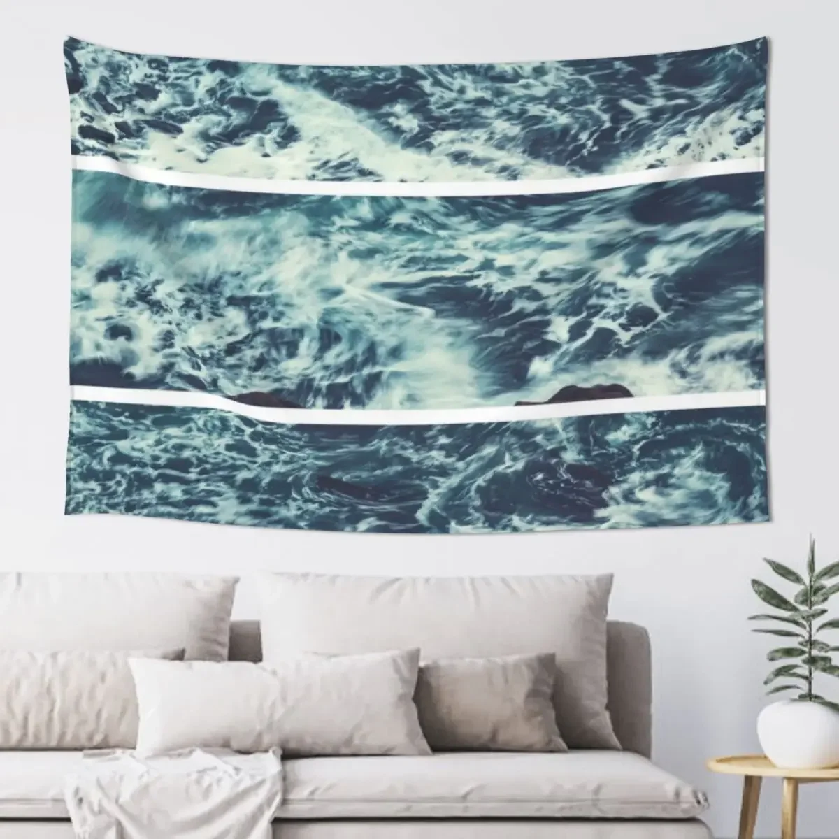 Saltwater Triptych Tapestry Wall Hangings Decoration Room Decoration Korean Style Tapestry