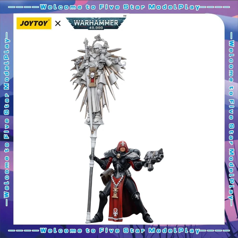 

【FS】JOYTOY Warhammer 40K Scale 1/18 Action Figures Adepta Sororitas Imagifier Sister Saelon Models Toys Gifts