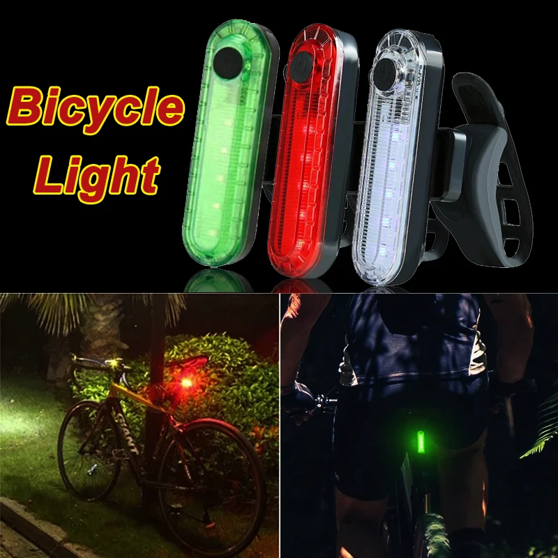 Bike Tail Light IPX4 Waterproof Super Bright 5 Lighting Modes Bicycle Taillight USB Rechargeable LED Lampu Belakang Basikal Part