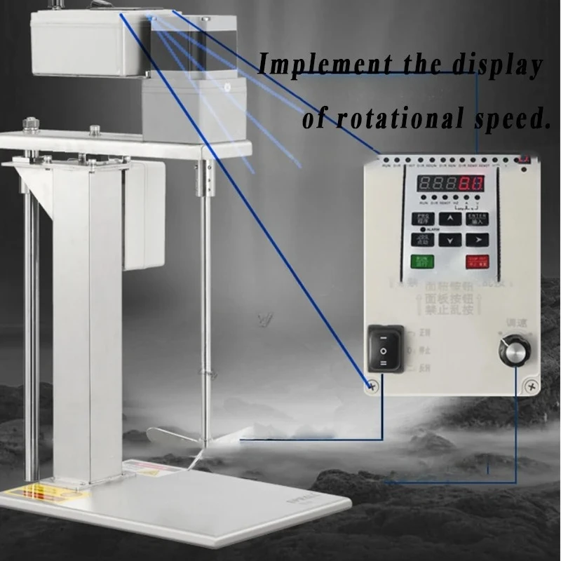 Blender High Power Electric Mixer Variable Frequency Adjustable Speed Industrial Mixing Stirring Machine