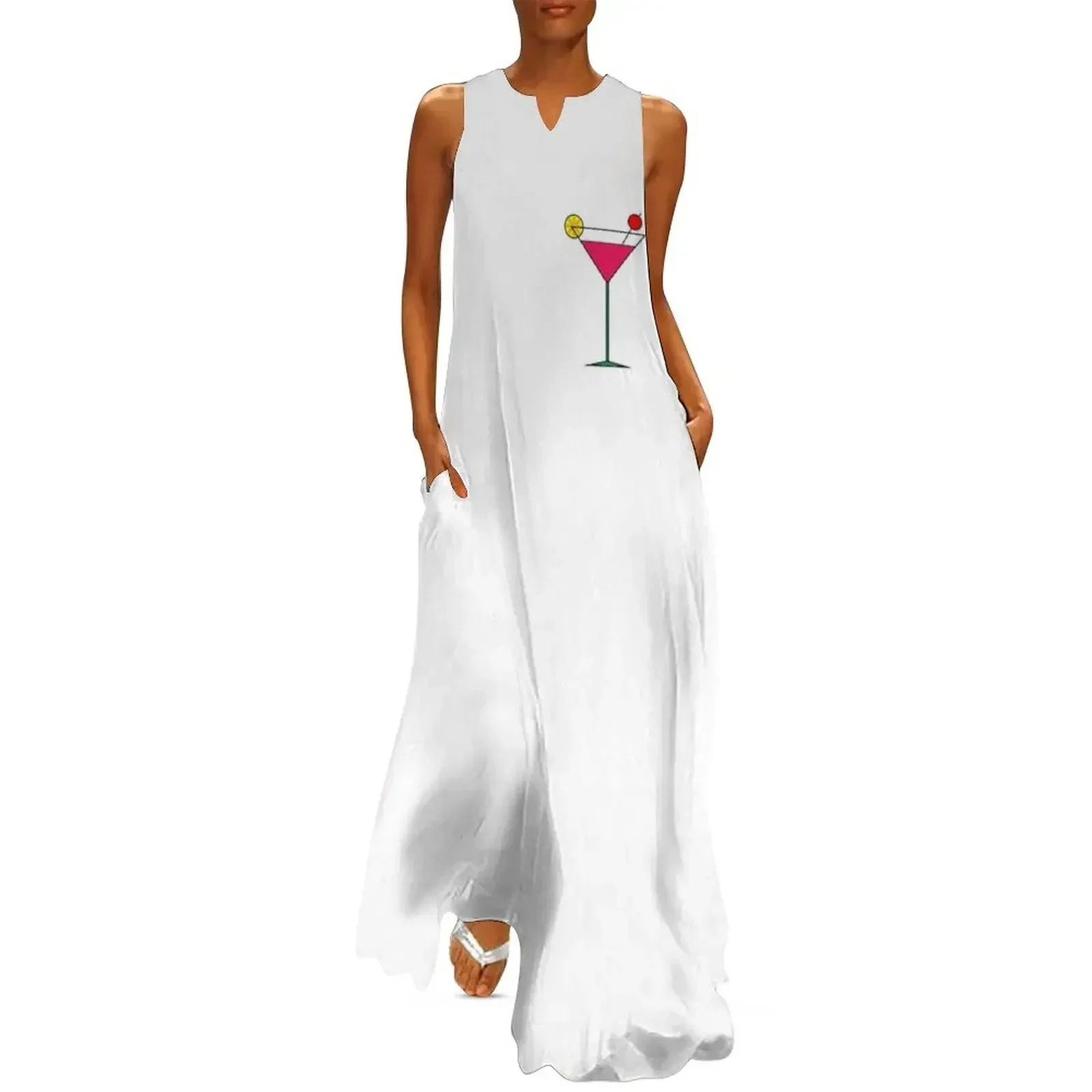 

Martini Glass Long Dress dresses for special events dress women summer luxury woman evening dress women clothes