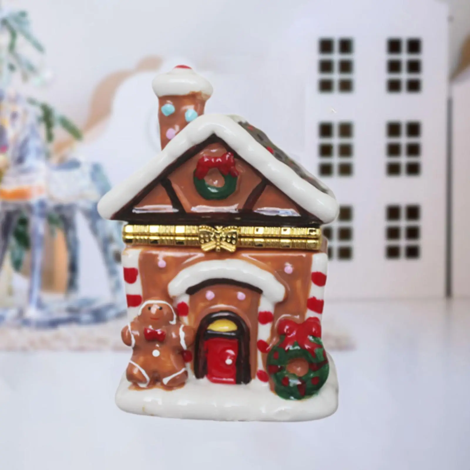 عيد الميلاد مجوهرات حلية صندوق متمحور صندوق مجوهرات بنات خواتم حامل