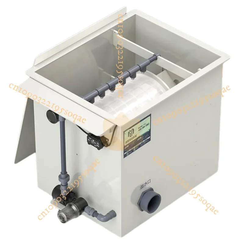 Rotary drum microfilter fish pond automatic backwash circulating fish stool separation filter aquaculture microfilter