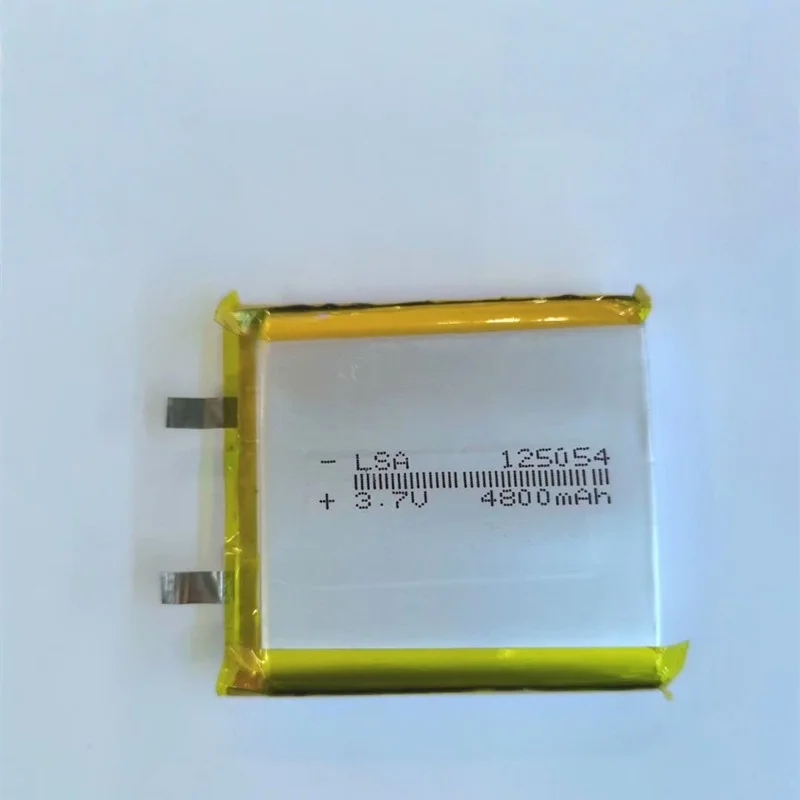 125054 125050 Polymer Li-ion Battery 4000mAh 3.7V for Heated Shoes Hand Warmers Power Banks and LED Lamps