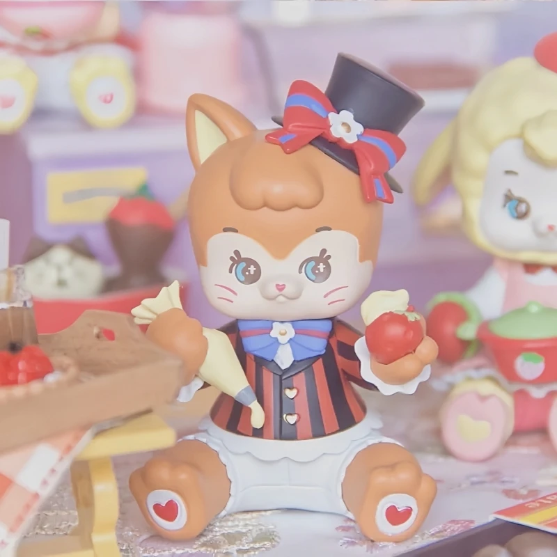 뜨거운 판매 52toys Fuwa Fuwa-Glamour Cutie 시리즈 미스터리 박스 액션 피규어 무작위 Collectible 장난감 데스크탑 장식 축제 선물