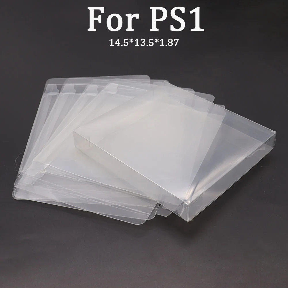 Boîte de Protection d'affichage de Collection de plateau de jeu PS1, 2 pièces/5 pièces/10 pièces, boîte anti-poussière