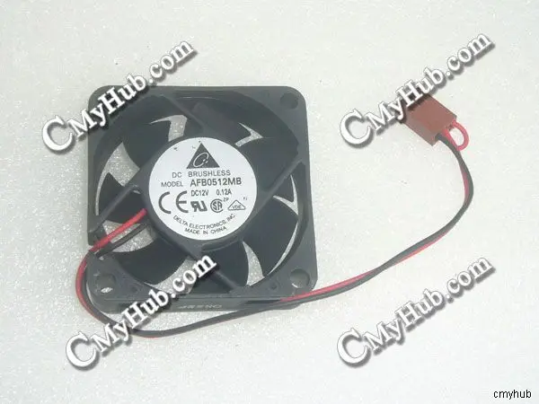 For DELTA ELECTRONICS AFB0512MB DC12V 0.12A 5015 5CM 50MM 50X50X15MM 3pin Cooling Fan AFB0512MB