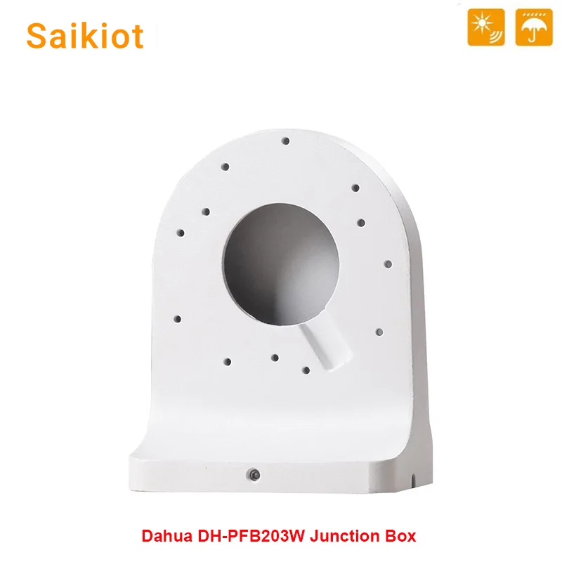 Saikiot DH-PFB203W Da-Hua Camera Junction Box Outdoor Waterproof CCTV Security Camera Accessories Management Metal Junction Box