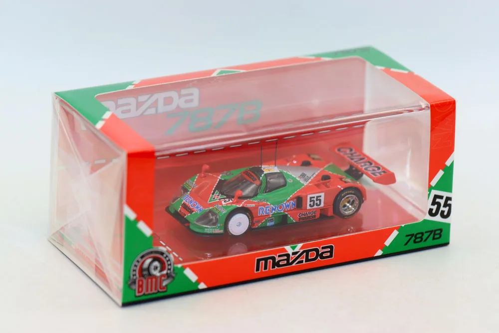 جديد 2025 BMC 1/64 مقياس مازدا 787B الفائز 1991 24 ساعة لو مان سباق السيارات دييكاست ألعاب من خليط معدني نموذج لجمع الهدايا