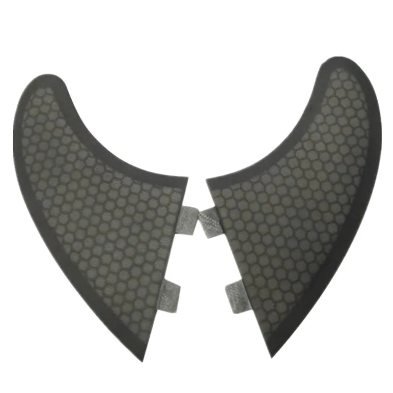 UPSURF FCS 1 Twin Fins Stabilizer Quilhas 2pcs Side Fins Double Tab aletas Honeycomb Surf Fins Surfboard Fins Side Twin Surf Fin