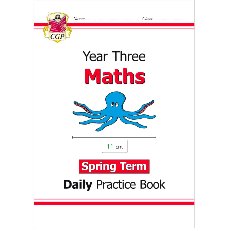 

New KS2 Maths Daily Practice Book Year 3 Spring Term CGP Books Coordination Group Publications 9781789086508 Book