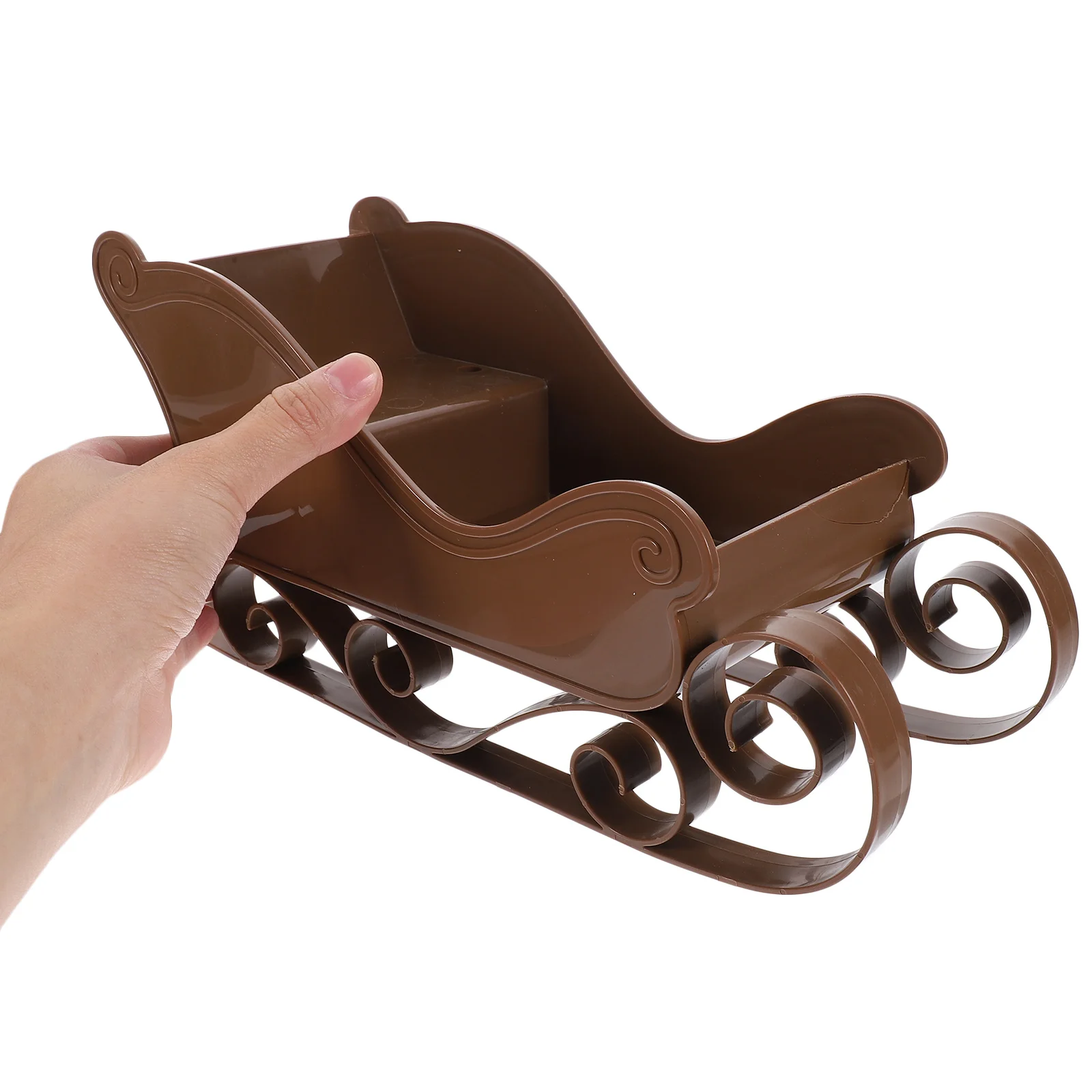 

Xmas Sleigh Decoration Fine Workmanship Sleigh Christmas Adornment Party Tabletop Decor Festival Gift Desktop Decor