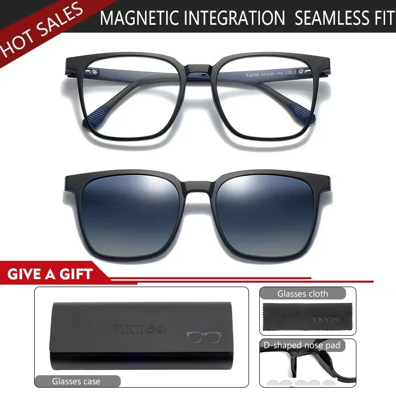 Vicky neu in Magnet clip auf optischen Myopie Brille für Männer Frauen polarisierte Sonnenbrille verschreibung pflicht ige Lesebrille tj2190 5