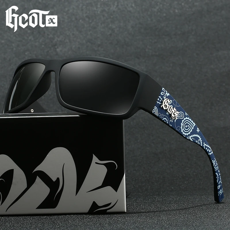 

GCOTX Vintage Polarized Sunglasses UV400 Men's Sun Glasses For Men Driving Black Square Oculos Male 8 Colors Model 623