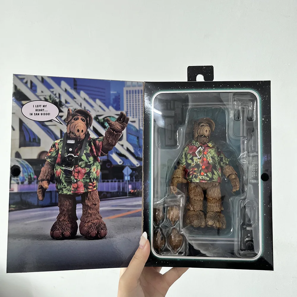 NECA Alien Life شكل ALF شخصية أكشن كونية قصوى ، ألعاب نموذجية حصرية ، دمية متحركة مشتركة ، هدية للأطفال ، NECA ، our