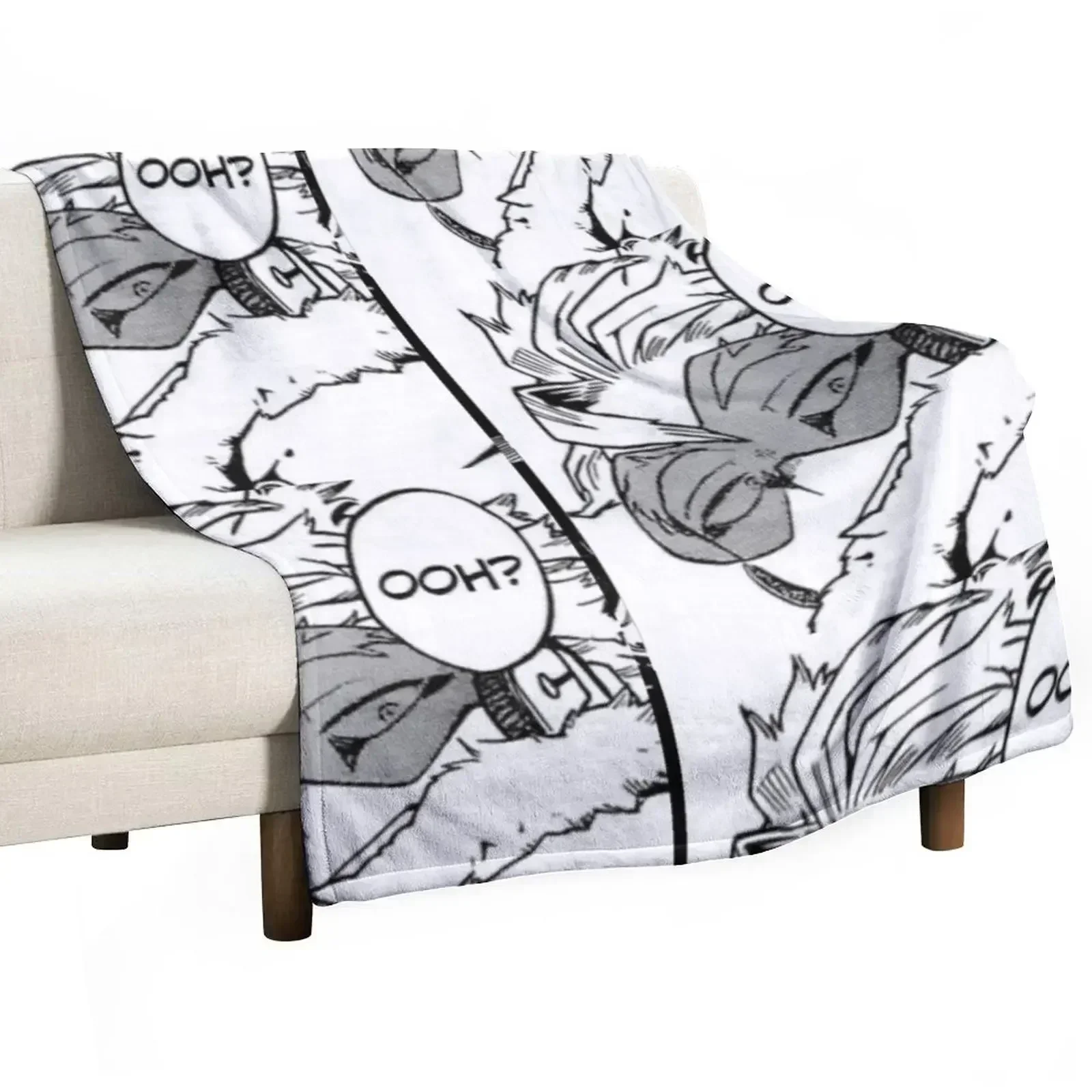 Bnha Hawks Throw Blanket Thin Tourist Soft Beds Shaggy Plaid on the sofa cosplay anime Blankets