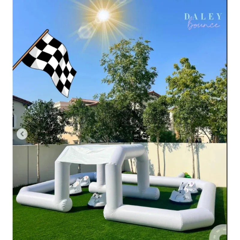 Factory Customized Commercial Bumper Car Arena Inflatable Kart Track Rc Track for Sale