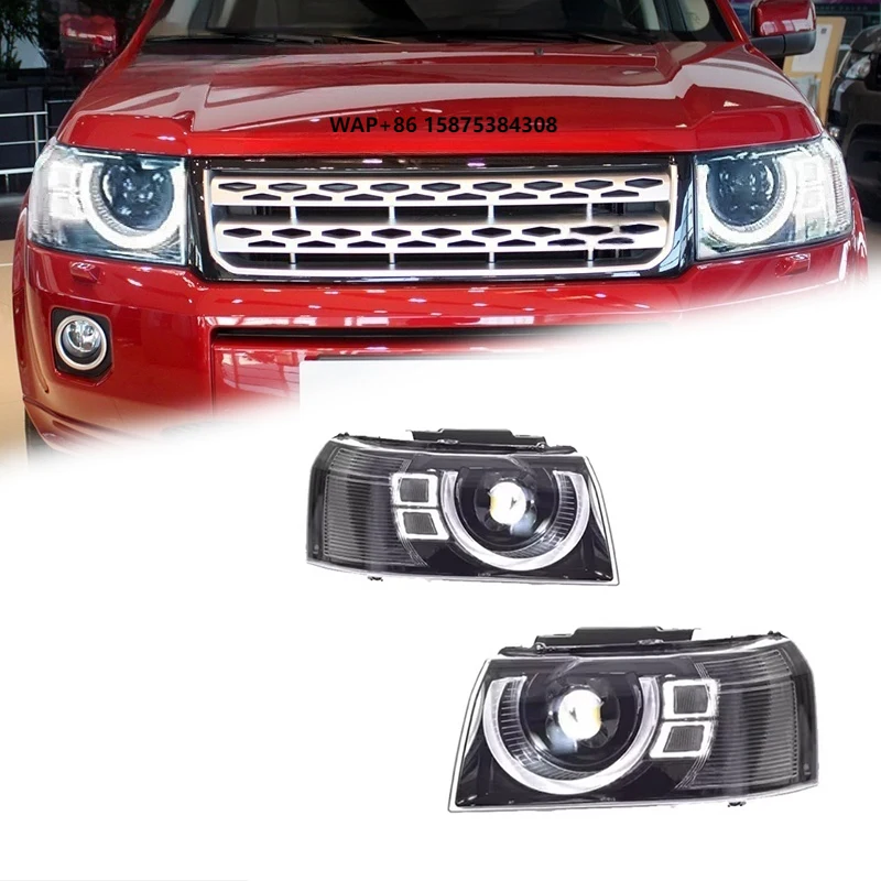 

Car Lights for Land Rover Freelander 2 Headlight 2007-2015 LED Projetor Headlamp Daytime Running Light Automotive Accessories