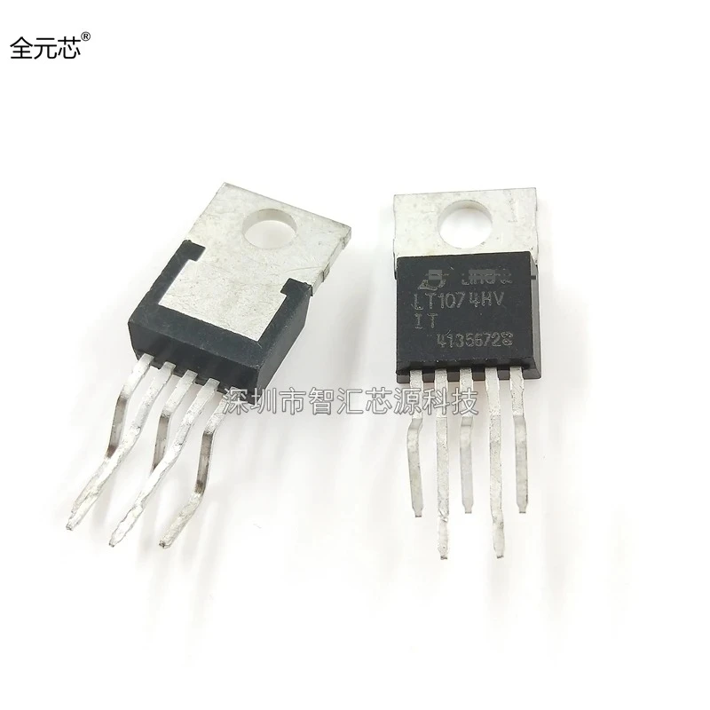 10PCS/LOT C TO-220-5 Direct insertion five terminal voltage regulator Buck switch chip LT1074HV