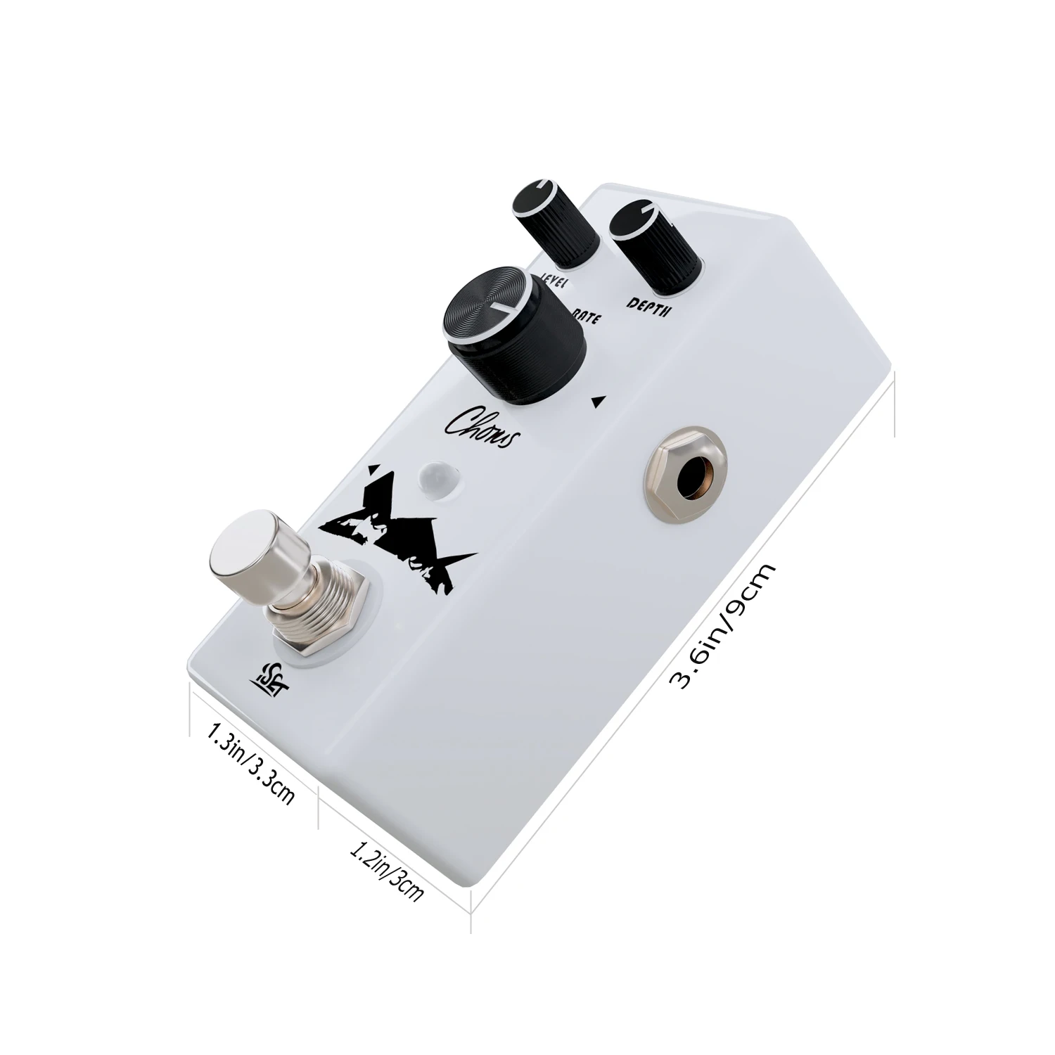 ISET PD-4 Chorus Guitar Effect Pedal Classic Style Analog Chorus True Bypass Mini size Electric Guitar Pedal Guitar Accessories