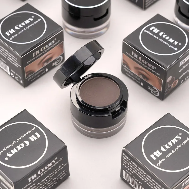 2 Layer Brow Gel 6 Colors Waterproof and Smudge Proof Long Lasting Natural Finish for All Day Wear and Easy Application Cosmetic