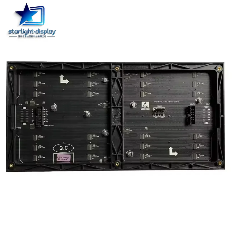 P5 لوحة مصفوفة داخلية RGB 320x160 وحدة LED شاشة كاملة الألوان SMD2121 ضوء 64x32 بكسل 16 شاشة المسح الإعلان جدار الفيديو #2