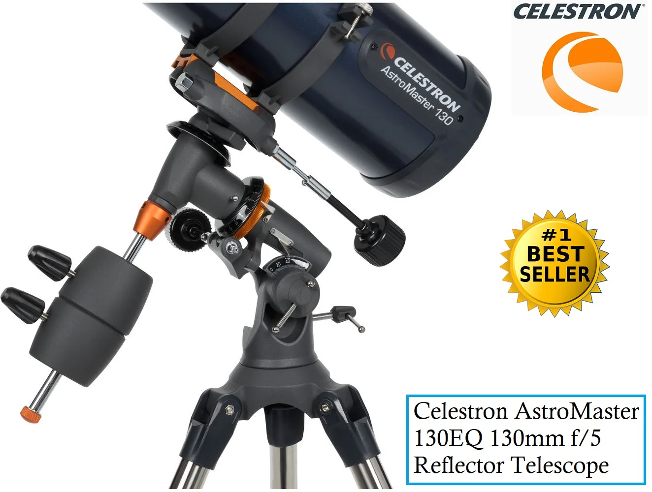 กล้องโทรทรรศน์ Celestron AstroMaster 130EQ 130มม. f/ 5สะท้อนแสง #31045