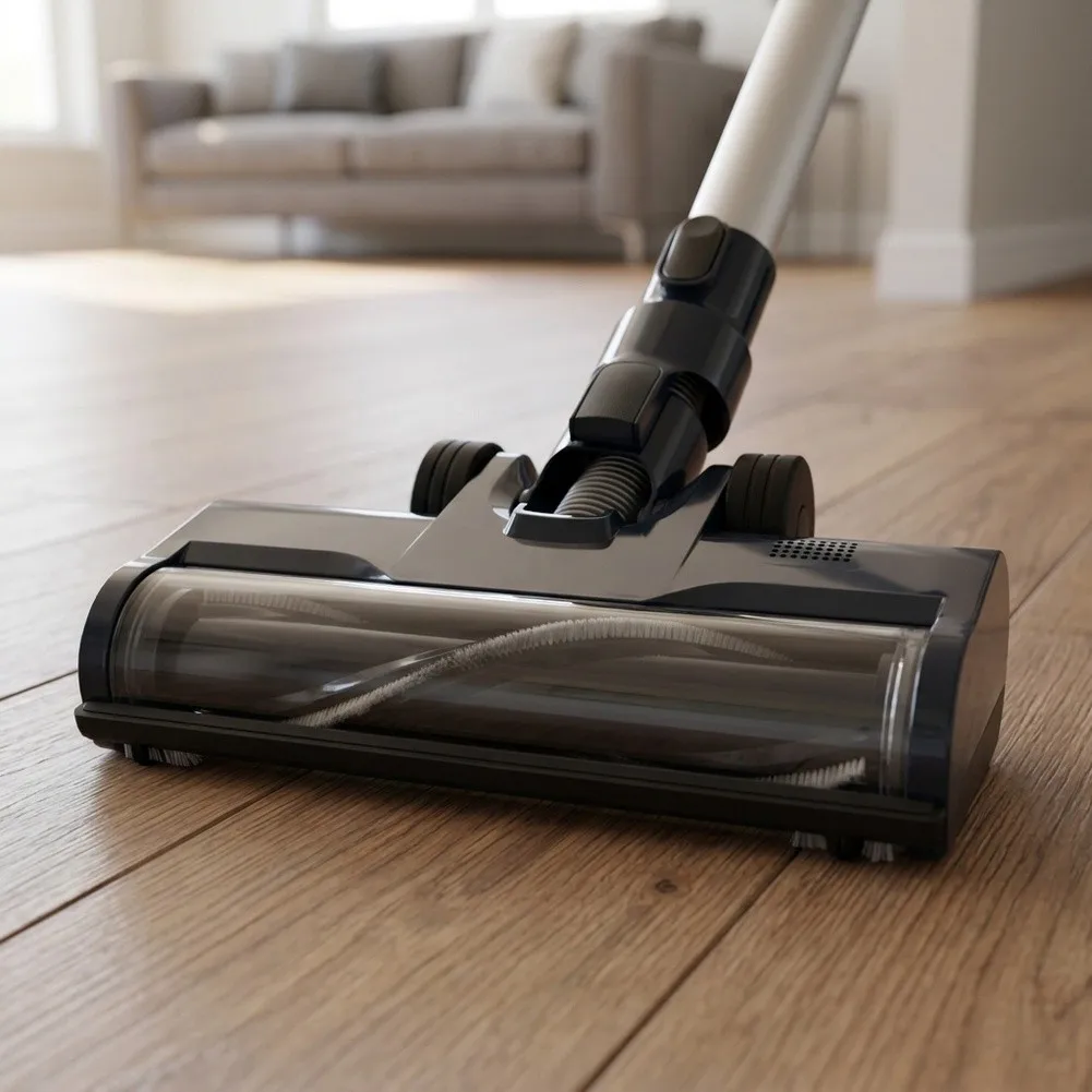 Cordless Vacuum Part Electric Floor Brush Parquet Floor Safe Quick Press-in Connection High Suction Efficiency