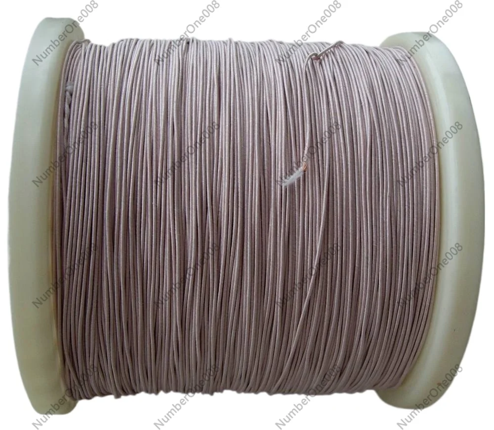 0.07mm x 7 Strands Litz Wire, Multi-Strand Copper Enameled Wire with Silk Wrapping, HF Antenna Coil Applications, Per Meter