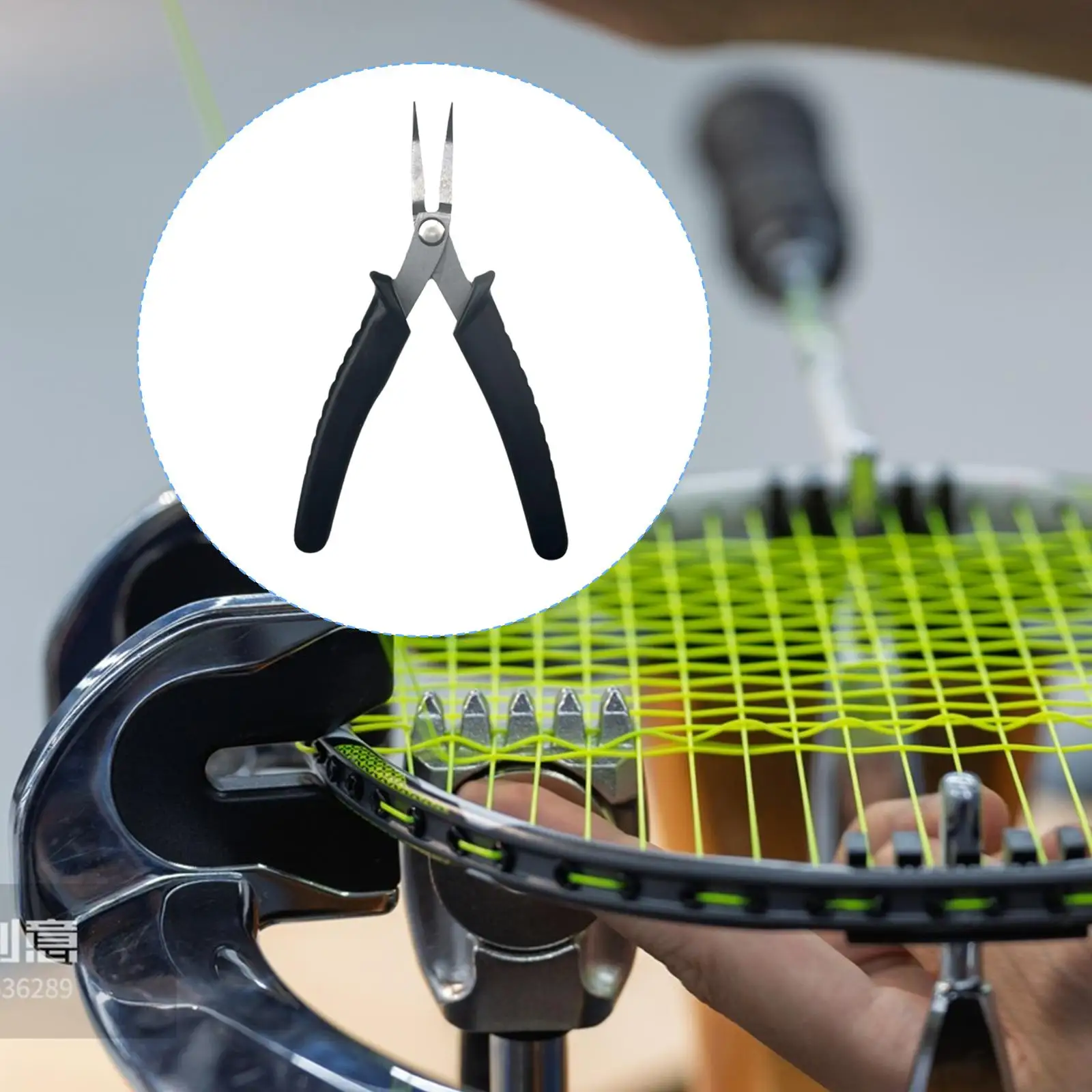 

Adjustable Bent Tip Stringing Pincer Metal Tool for Badminton Tennis Racket Stringers and DIY Crafts