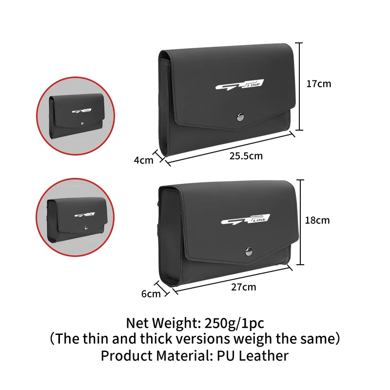 Leather Car Seat Back Tissue Box Sun Visor Tissue Box Holder For KIA GT Line Forte Seltos K5 Sportage Ceed Soul Cerato Sedona view 6