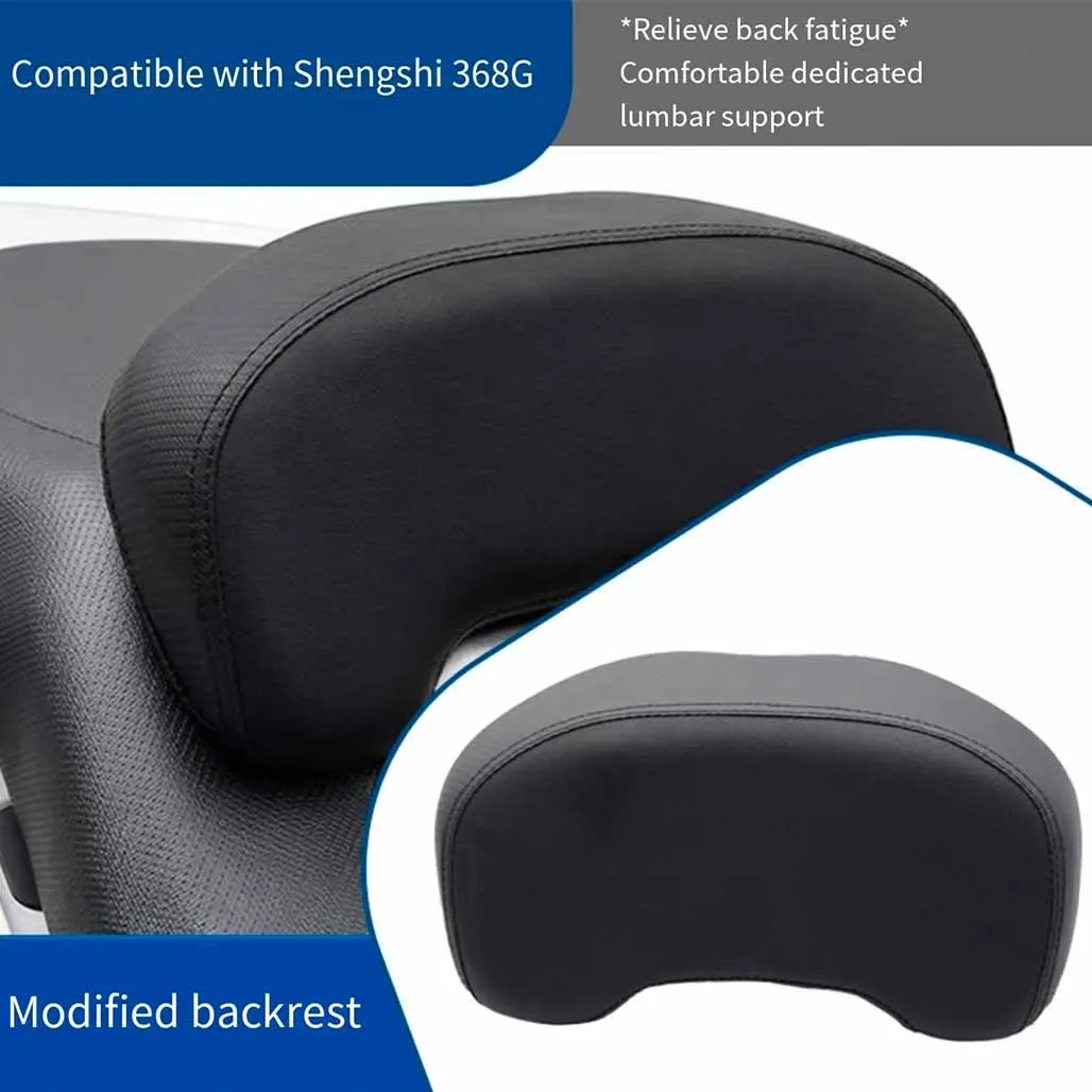 ZONTES 368G 368 G Motorcycle Seat Lumbar Support Enlarged Thickened Backrest Modified Lumbar Support