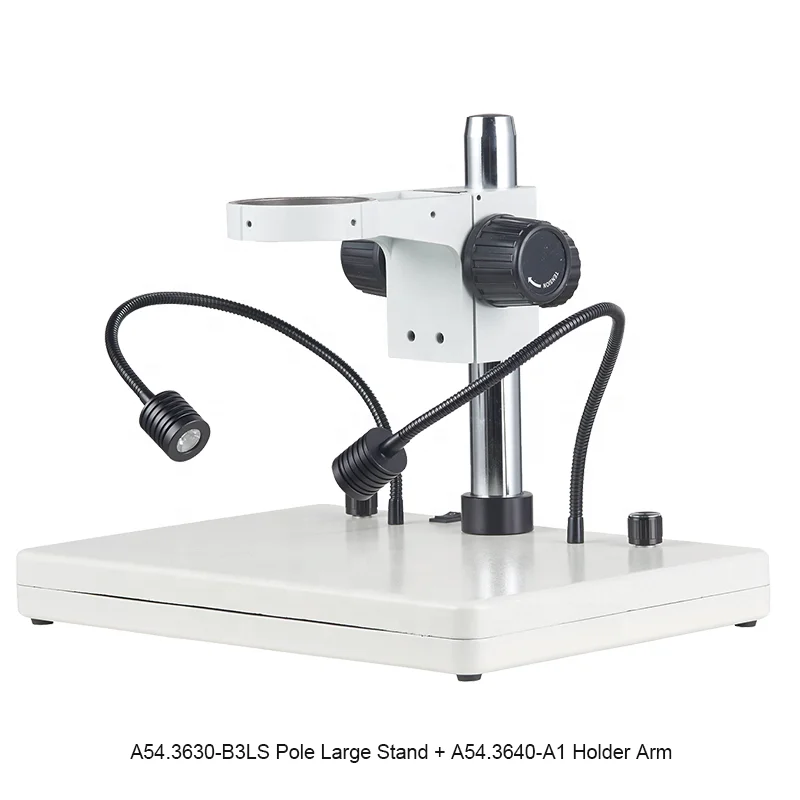 OPTO-EDU A23.3645-B3LST 0.7X - 4.5X Trinocular With Double Pipe LED Stereo Zoom Microscopio