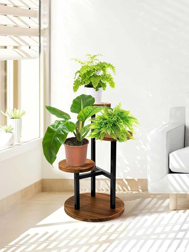 Cross-border hot-selling floor-standing flower pot stands, multi-layer splicing flower stands, indoor flower stands, balcony flo