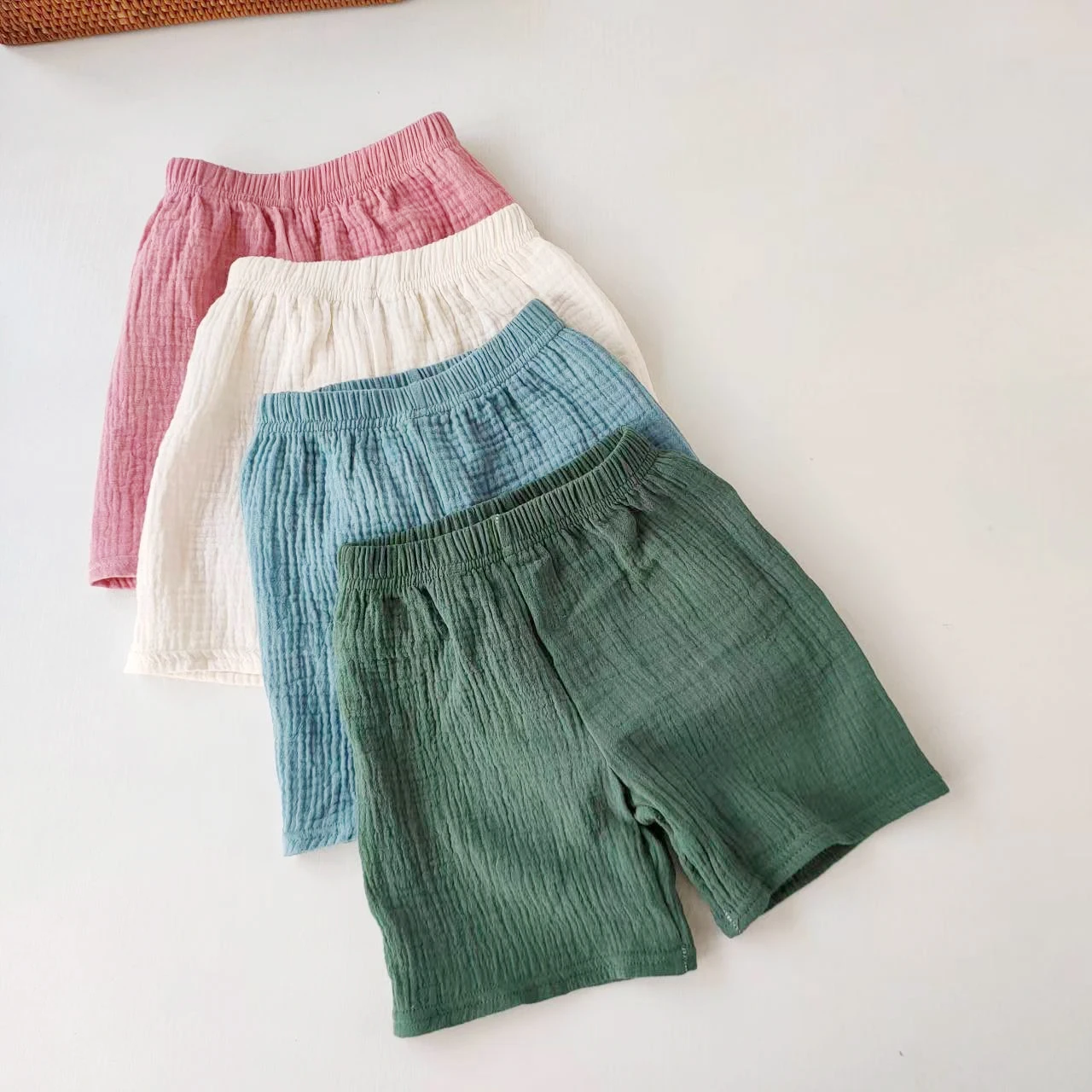 Children\'s Shorts Girls Boys Cotton Yarn Short Pants Summer Children\'s Girls Soft And Breathable Capris Baby Clothes