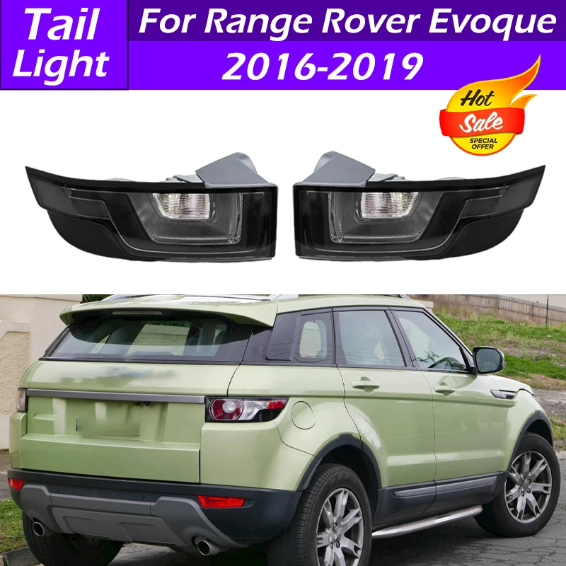 

For Range Rover Evoque 2016 2017 2018 2019 Smoked LED Rear Bumper Tail Light Brake Lamp Taillights Tail Lamp LR072648 LR072649