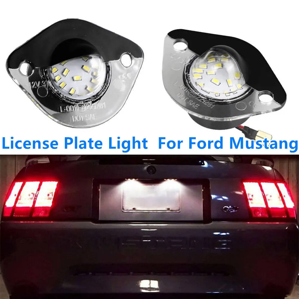 

License Plate Light For Ford Mustang Pickup Truck 1994-2004 Number Plate Light Tag lights OE:F4ZZ-13550-A XR3Z-13550-AA