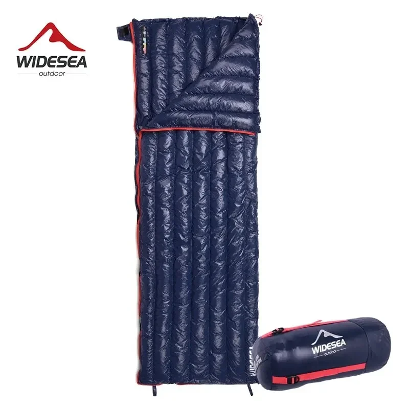 Widesea Camping Ultralight Sleeping Down Waterproof Lazy Portable Storage Compression Slumber Bag Travel Sundries