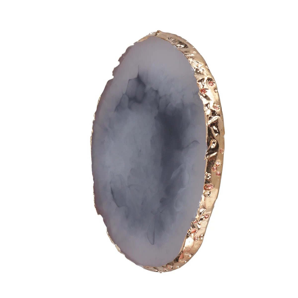 

Professional Nail Art Resin Round Mixing Palette Black White Paint Tray for Cosmetics Foundation Blending Durable Smooth Surface