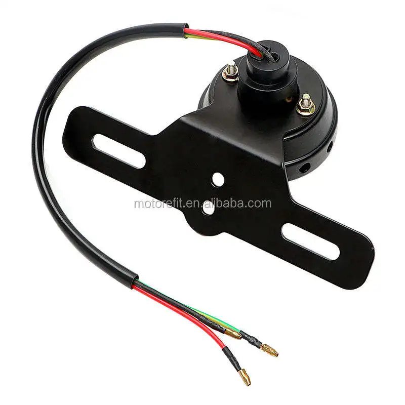 ل المروحية بوبر الضوء الخلفي مقهى المتسابق LED دراجة نارية الذيل الفرامل وقف الضوء موتو أضواء خلفية دراجة نارية الملحقات #4