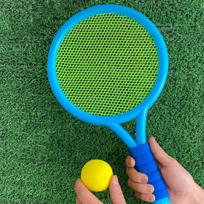 Kids Badminton Rackets Set Lightweight Children Tennis Badminton Toy Interactive Game Indoor Outdoor with Balls for Family Game