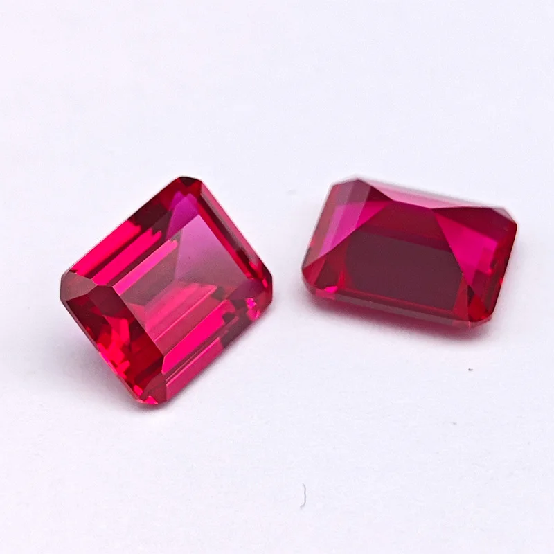 محاصر جميل روبي الزمرد قطع حمامة الدم روبي اختبار موس صلابة الأحجار الكريمة لصنع المجوهرات/مجموعة الهدايا الحجر الكريمة