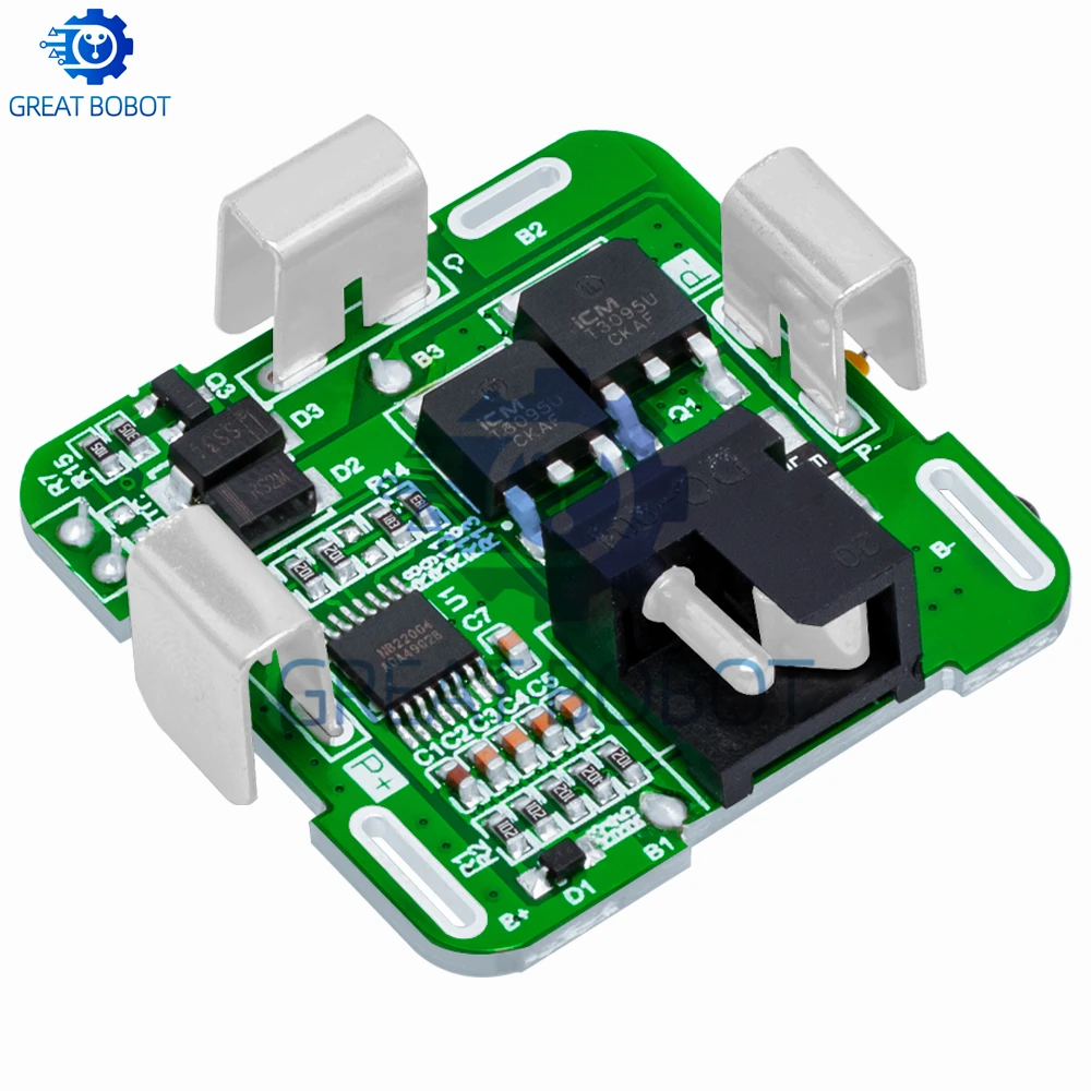 1PC 3S 4S 5S Li‑ion BMS Board DIY Power Tool Battery Charging Discharging Protection Module
