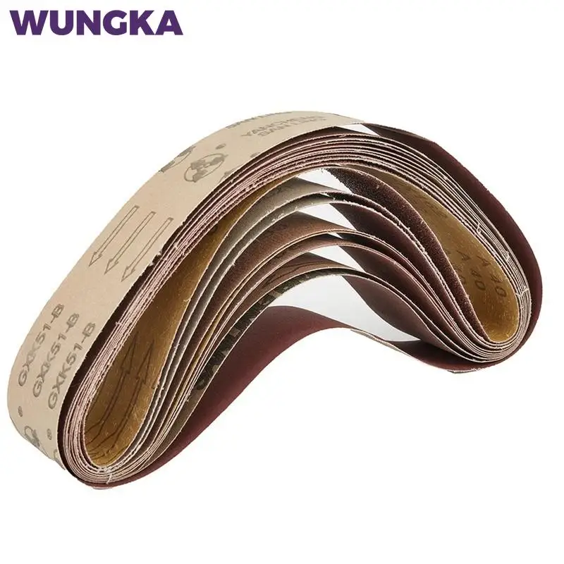 10pcs 686*50mm Abrasive Belt Sanding Belts 40-1000 Grits Sander Metal Polishing Wood Working Tools Grinder Accessories